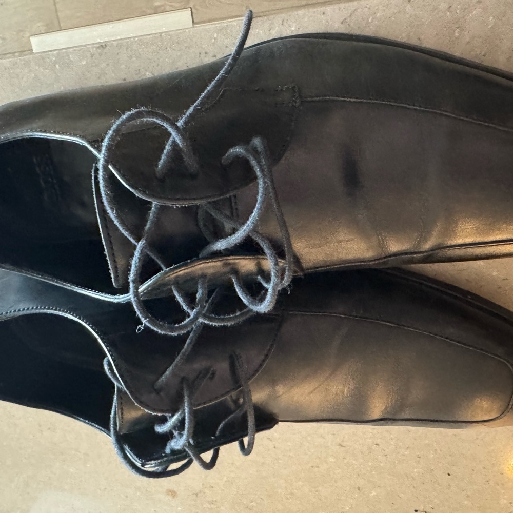 Hugo Boss Black Leather Oxford Shoes